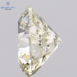 0.30 CT ラウンド ブリリアント カット ダイヤモンド、ホワイト (M) カラー、クラリティ I2