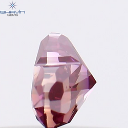 0.28 CT, Heart Shape, Natural Diamond, Pink Color, VS2 Clarity (4.14 MM)