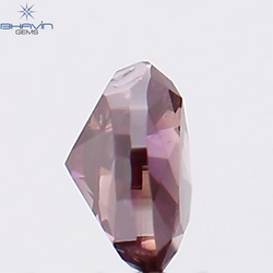 0.27 CT, Heart Shape, Natural Diamond, Pink Color, SI2 Clarity (3.91 MM)