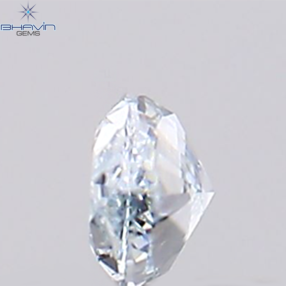 0.12 CT, Marquise Shape, Natural Diamond Greenish Blue Color, VS1 Clarity (4.51 MM )
