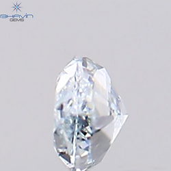 0.12 CT, Marquise Shape, Natural Diamond Greenish Blue Color, VS1 Clarity (4.51 MM )