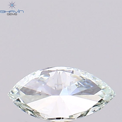0.08 CT, Marquise Shape, Natural Diamond Greenish Blue Color, VS2 Clarity (4.40 MM )