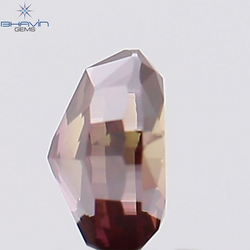 0.30 CT, Oval Shape, Natural Diamond, Brown Pink Color, VS2 Clarity (4.27 MM)