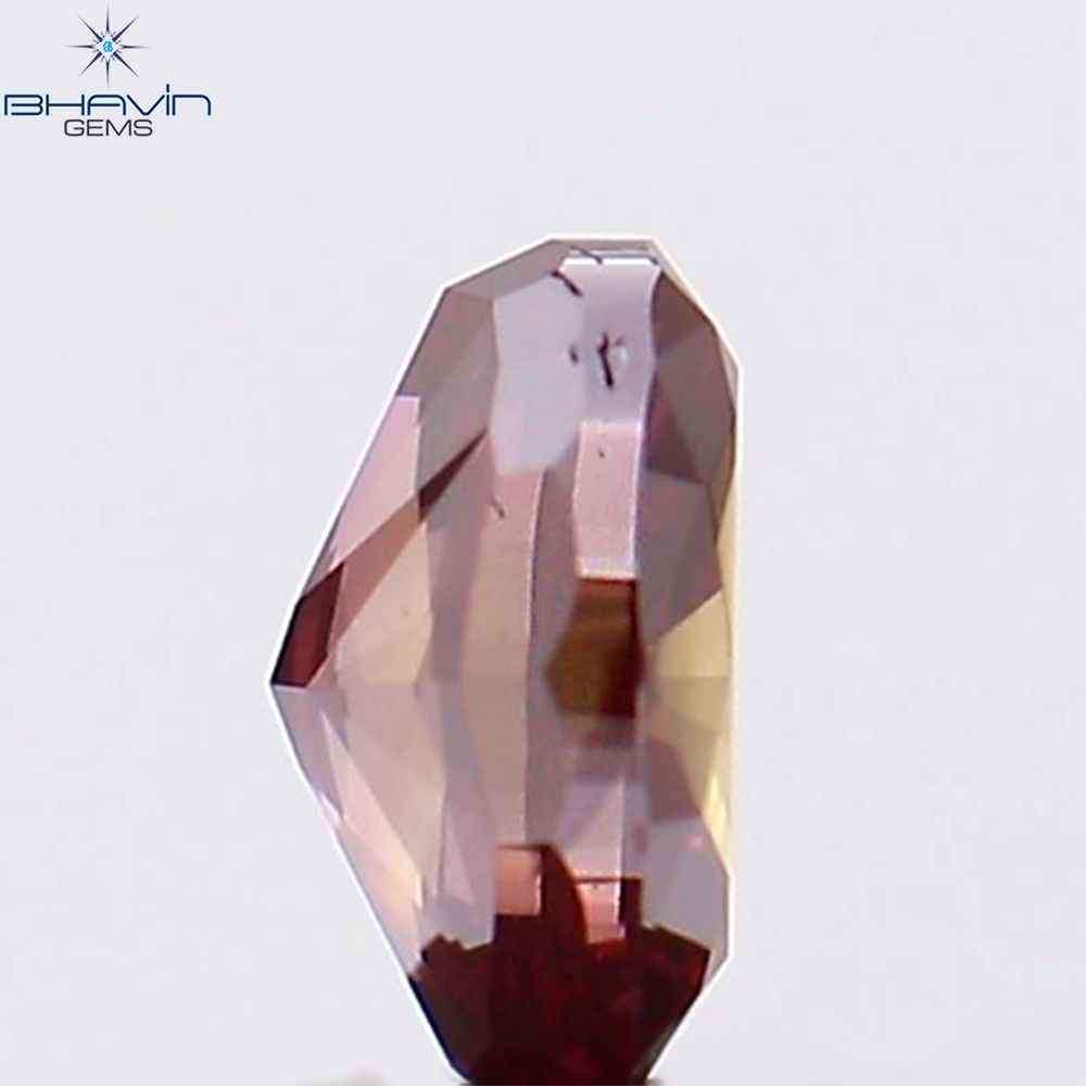 0.33 CT, Oval Shape, Natural Diamond, Pink Color, VS2 Clarity (4.63 MM)
