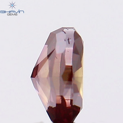 0.33 CT, Oval Shape, Natural Diamond, Pink Color, VS2 Clarity (4.63 MM)