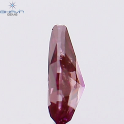 0.16 CT, Pear Shape, Natural Diamond, Pink Color, VS2 Clarity (4.52 MM)