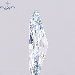 0.11 CT, Marquise Shape, Natural Diamond Greenish Blue Color, VS2 Clarity ( 5.00 MM )