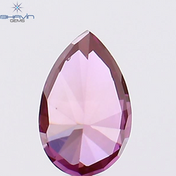 0.21 CT, Pear Shape, Natural Diamond, Pink Color, VS2 Clarity (4.79 MM)