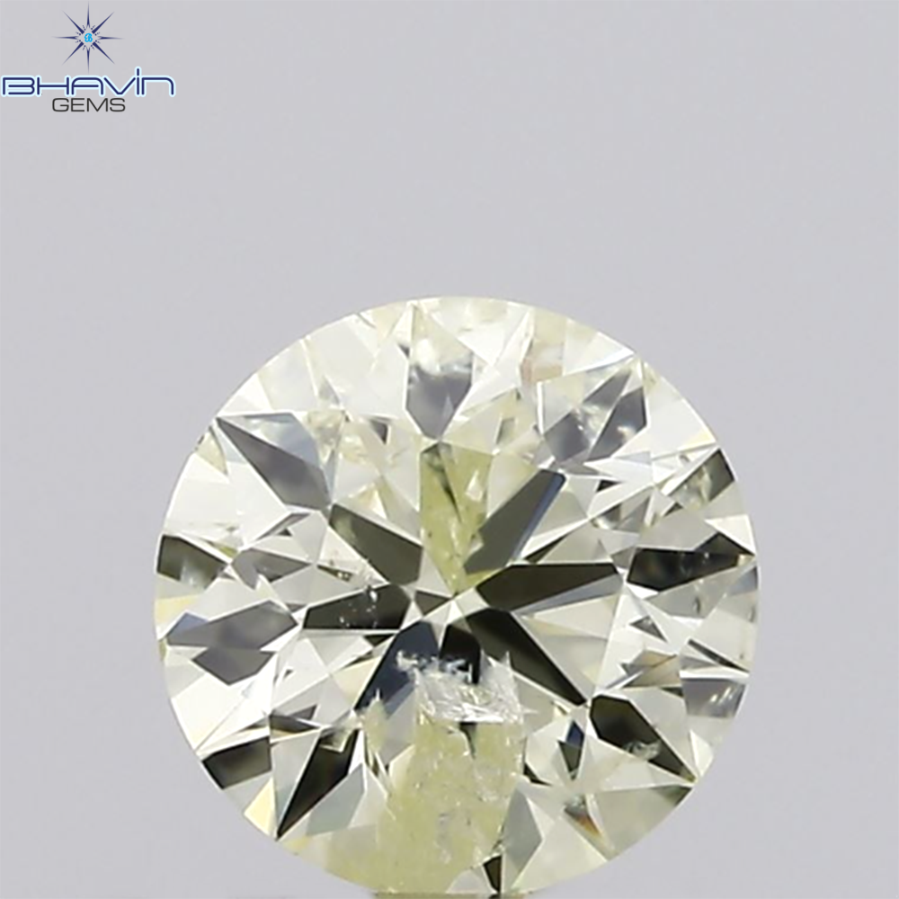 0.32 CT、ラウンド シェイプ ナチュラル ダイヤモンド ホワイト (M) カラー、I1 クラリティ (4.36 MM)