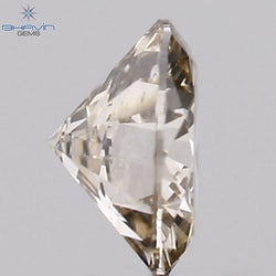 0.30 Round Brilliant Cut  Diamond, Light Brown Color, Clarity  SI2