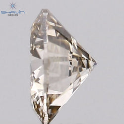 0.30 Round Brilliant Cut  Diamond, Light Brown Color, Clarity  SI2