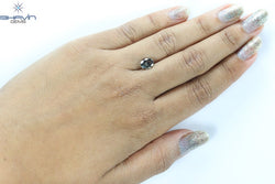 1.21 CT Gray Diamond Oval Diamond Natural Loose Diamond Clarity VS2 (7.54 MM)