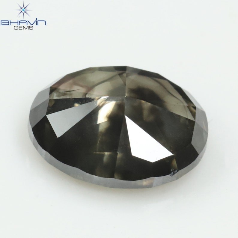 1.21 CT Gray Diamond Oval Diamond Natural Loose Diamond Clarity VS2 (7.54 MM)