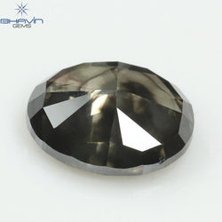 1.21 CT Gray Diamond Oval Diamond Natural Loose Diamond Clarity VS2 (7.54 MM)