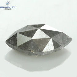 0.71 CT Marquise Diamond Salt And Papper Diamond I3 Clarity (7.44 MM)