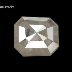 2.14 CT Square Emerald Diamond White Diamond Clarity I3 (8.41 MM)