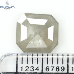 2.14 CT Square Emerald Diamond White Diamond Clarity I3 (8.41 MM)