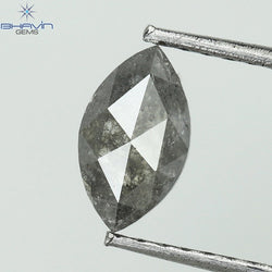 0.71 CT Marquise Diamond Salt And Papper Diamond I3 Clarity (7.44 MM)