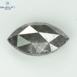 0.71 CT Marquise Diamond Salt And Papper Diamond I3 Clarity (7.44 MM)