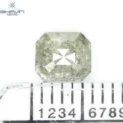 0.86 CT スクエア エメラルド ダイヤモンド ホワイト ダイヤモンド クラリティ I3 (5.65 MM)