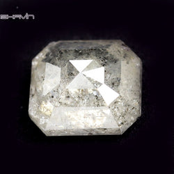 0.86 CT スクエア エメラルド ダイヤモンド ホワイト ダイヤモンド クラリティ I3 (5.65 MM)