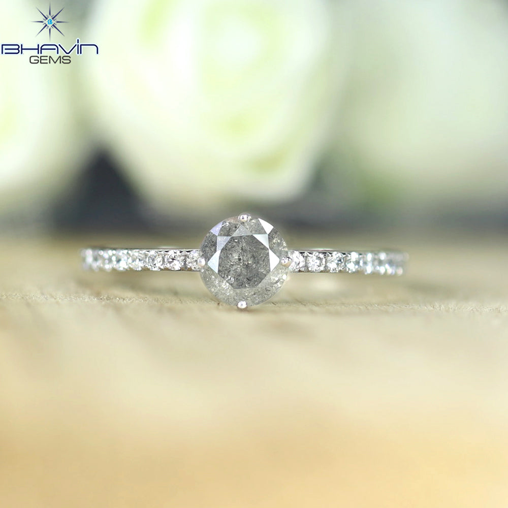 Round Shape Diamond Engagement Ring And Wedding Diamond Ring