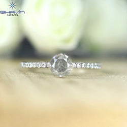 Round Shape Diamond Engagement Ring And Wedding Diamond Ring