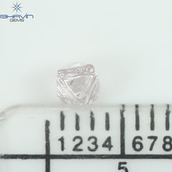0.90 CT ラフ シェイプ ナチュラル ダイヤモンド ホワイト カラー VS1 クラリティ (5.95 MM)