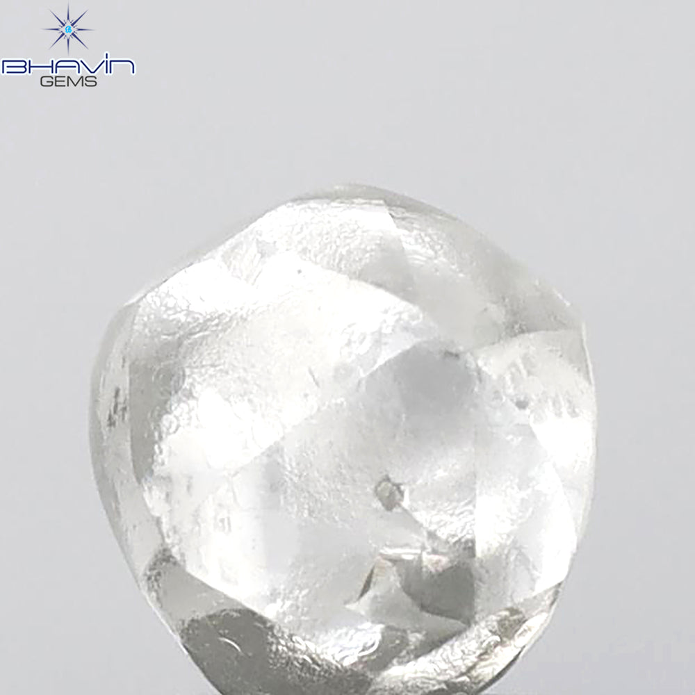 1.12 CT Rough Shape Natural Diamond white Color VS2 Clarity (5.32 MM)