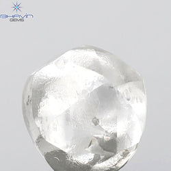 1.12 CT Rough Shape Natural Diamond white Color VS2 Clarity (5.32 MM)