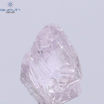 0.25 CT Natural Rough Diamond Pink Color Clarity SI (4.52 MM)