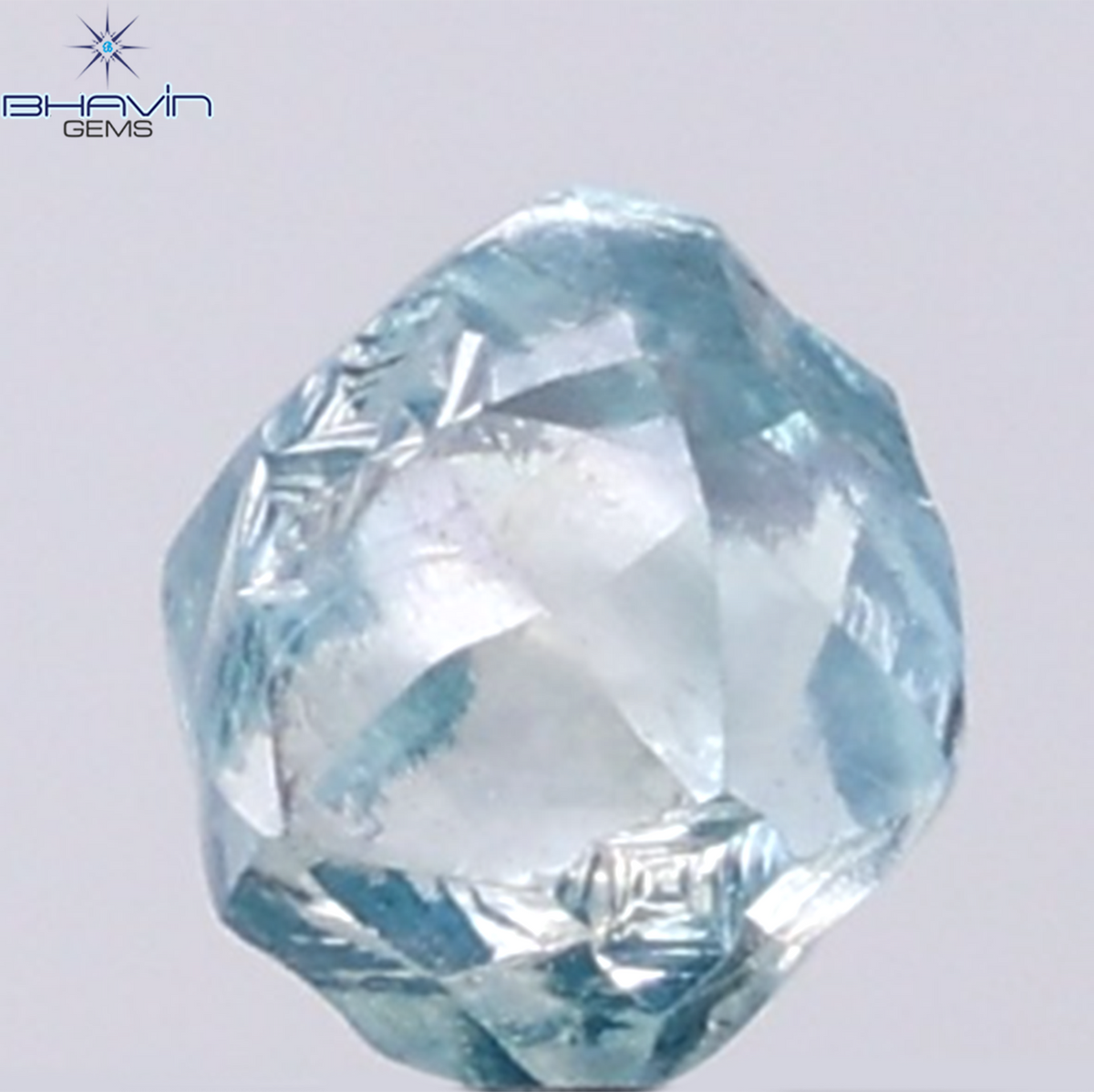 0.49 CT ラフシェイプ ナチュラル ダイヤモンド ピンク色 I3 クラリティ (4.90 MM)