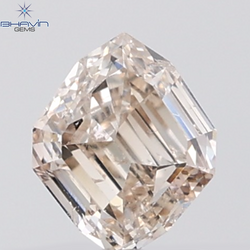1.01 CT Geometric Diamond Natural Brown Color SI Clarity (6.81 MM)