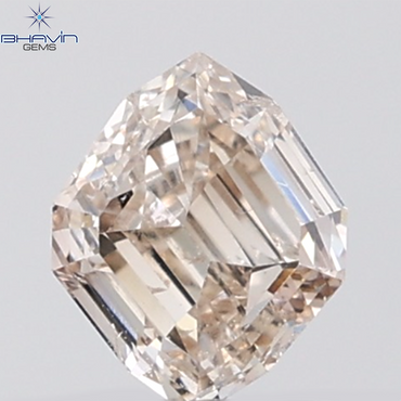 1.01 CT Geometric Diamond Natural Brown Color SI Clarity (6.81 MM)