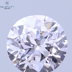 0.03 CT Natural Round Diamond Pink Color Clarity SI (1.90 MM)