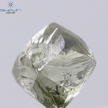 1.21 CT Natural Rough Diamond Green Color Clarity VS (6.14 MM)