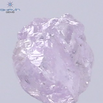 0.25 CT Natural Rough Diamond Pink Color Clarity SI (3.70 MM)