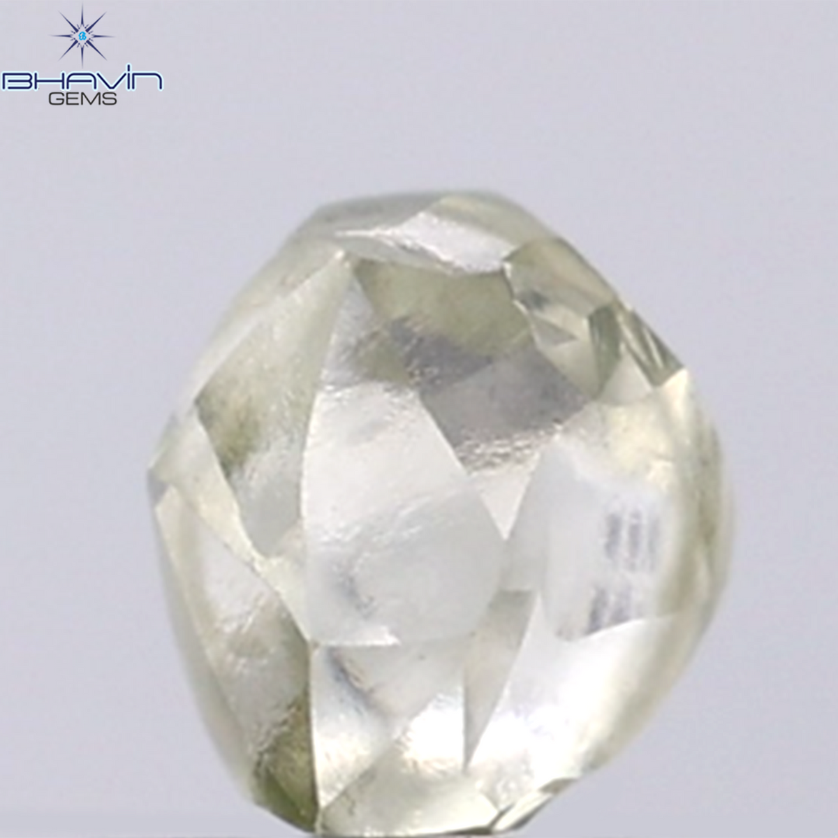 1.17 CT Natural Rough Diamond Green Color Clarity VS (6.24 MM)
