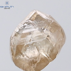 1.35 CT Rough Shape Natural Diamond Brown Color VS Clarity (5.99 MM)