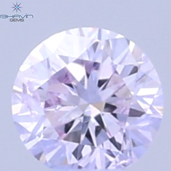 0.02 CT Natural Round Diamond Pink Color Clarity SI (1.6 MM)