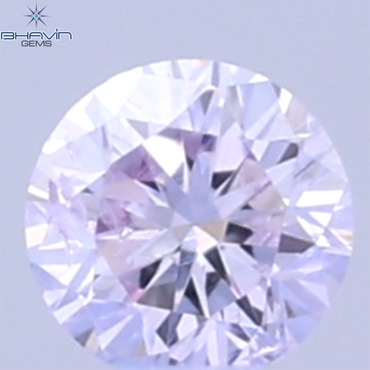 0.02 CT Natural Round Diamond Pink Color Clarity SI (1.6 MM)