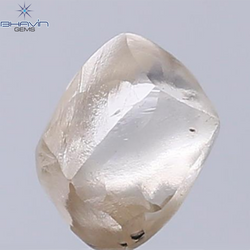 1.45 CT Rough Shape Natural Diamond Brown Color VS2 Clarity (7.00 MM)