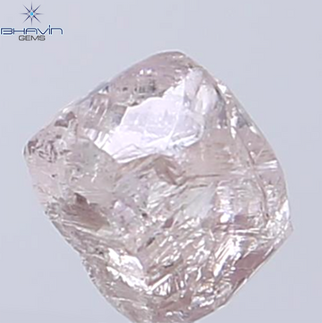 1.33 CT Natural Rough Diamond Pink Color Clarity SI (5.91 MM)