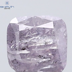 0.23 CT Radiant Diamond Natural Pink Color I3 Clarity (3.44 MM)