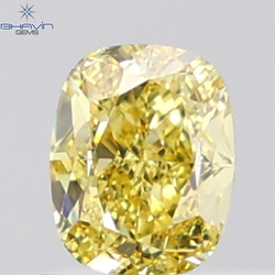 GIA Certified 1.00 CT Cushion Diamond Natural  Brownish Yellow Color VS2 Clarity (6.21 MM) (Copy)