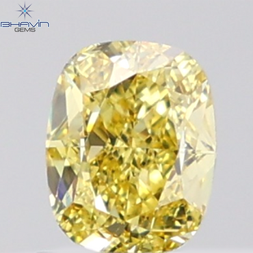 GIA Certified 1.00 CT Cushion Diamond Natural  Brownish Yellow Color VS2 Clarity (6.21 MM) (Copy)
