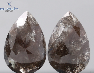 0.29 CT ペアシェイプ ナチュラル ダイヤモンド グリーン (カメレオン) カラー VS1 クラリティ (5.89 MM)