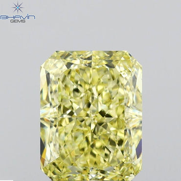 GIA認定 1.27 CT クッションダイヤモンド イエローカラー 天然ダイヤモンド VS1 クラリティ (5.97 MM)