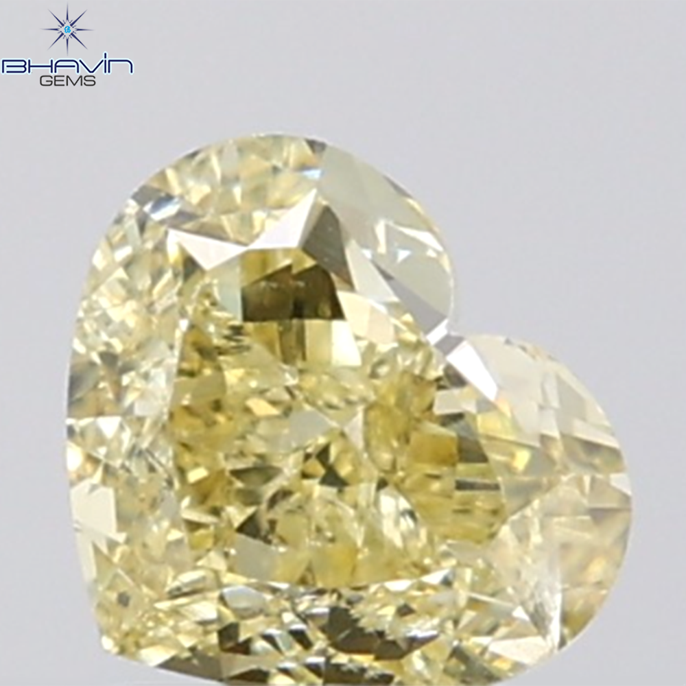 GIA認定 1.27 CT クッションダイヤモンド イエローカラー 天然ダイヤモンド VS1 クラリティ (5.97 MM)
