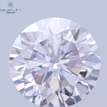 0.26 CT ラウンドシェイプ 天然ダイヤモンド ピンクカラー VS1 クラリティ (4.10 MM)